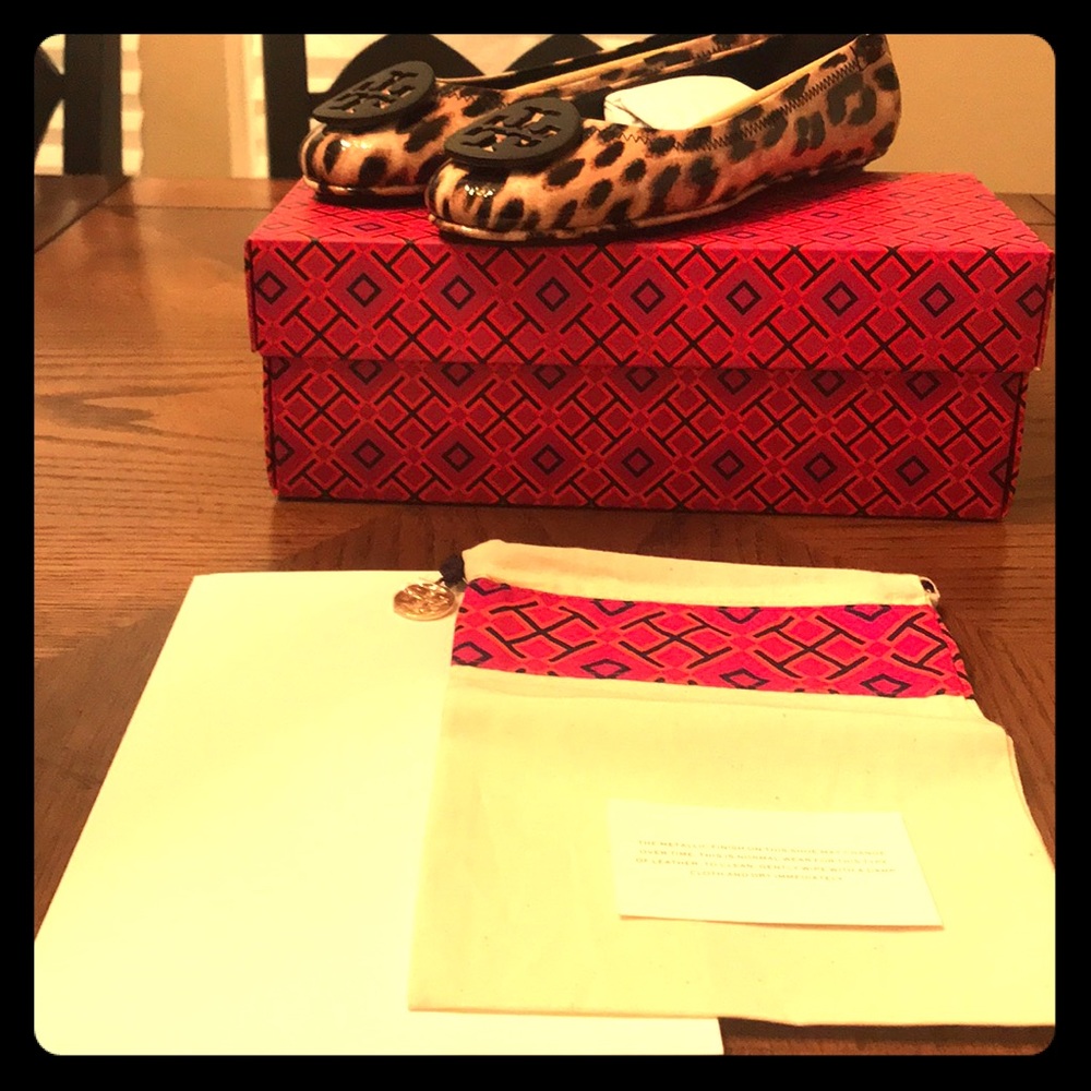 Tory Burch NEW Minnie Travel Ballet Flat